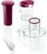 Bosch MES25C0 juice maker Centrifugal juicer 700 W Cherry (fruit), Transparent, White