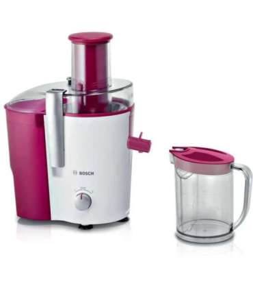 Bosch MES25C0 juice maker Centrifugal juicer 700 W Cherry (fruit), Transparent, White