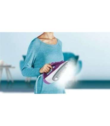 Tefal FV2836 Dry & Steam iron Ceramic soleplate 2400 W Purple, White