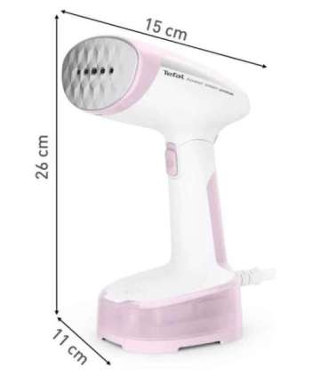 Tefal DT3050 Manual Clothes Steamer 0.12 l 1300 W Pink, White