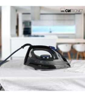 Clatronic DB 3703 iron Dry & Steam iron Stainless Steel soleplate 1800 W Black, Grey