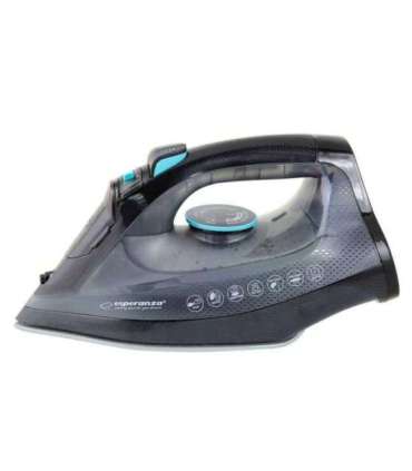 Esperanza EHI010 Steam iron Ceramic soleplate Grey, Black 2600 W