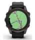 Garmin fēnix 7S Pro 3.05 cm (1.2") MIP 42 mm Digital 240 x 240 pixels Touchscreen Black Wi-Fi GPS (satellite)