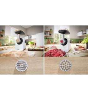 Bosch Serie 4 MFWS420W mincer 1900 W White, Black