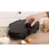 Waffle maker GORENJE WM1200B black, 1200 W