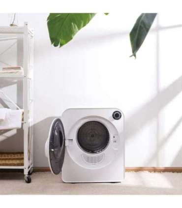 GreenBlue GB405 Tumble Dryer Electric Clothes 830W 3kg Mini Travel Vented Freestanding Wall Mount 5 Drying Programs