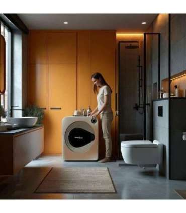 GreenBlue GB405 Tumble Dryer Electric Clothes 830W 3kg Mini Travel Vented Freestanding Wall Mount 5 Drying Programs