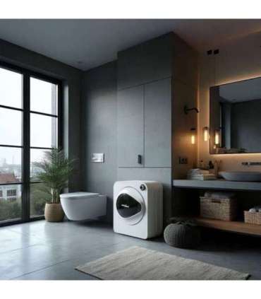 GreenBlue GB405 Tumble Dryer Electric Clothes 830W 3kg Mini Travel Vented Freestanding Wall Mount 5 Drying Programs