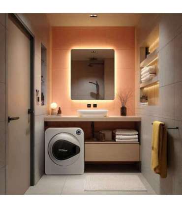 GreenBlue GB405 Tumble Dryer Electric Clothes 830W 3kg Mini Travel Vented Freestanding Wall Mount 5 Drying Programs