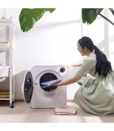 GreenBlue GB405 Tumble Dryer Electric Clothes 830W 3kg Mini Travel Vented Freestanding Wall Mount 5 Drying Programs