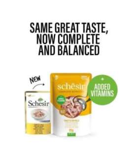 SCHESIR in jelly Tuna with chicken - wet cat food - 85 g
