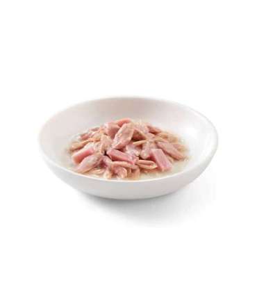 SCHESIR Tuna with ham in broth - wet cat food - 140g