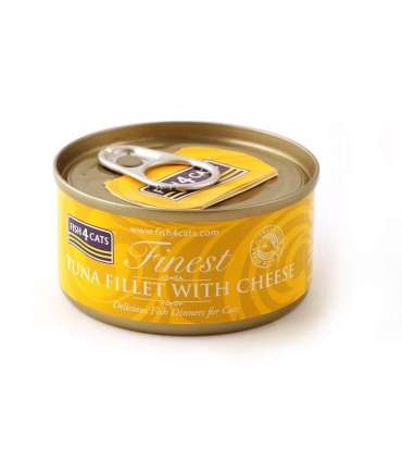 FISH4CATS Tun fillet with cheese - wet cat food - 70g
