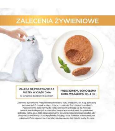 PURINA Gourmet Gold Mousse with salmon - wet cat food - 85g