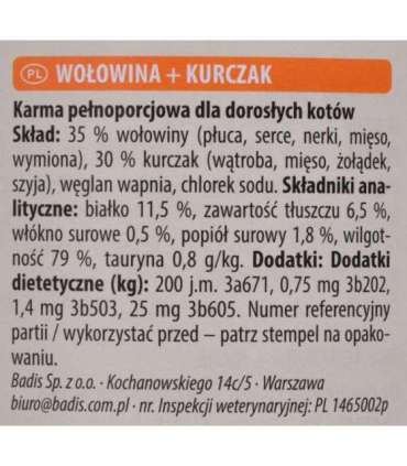 Animonda Carny Adult Beef with chicken 800 g