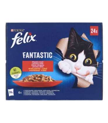 Felix Fantastic country flavors in jelly - Wet food for cats - 24x 85g