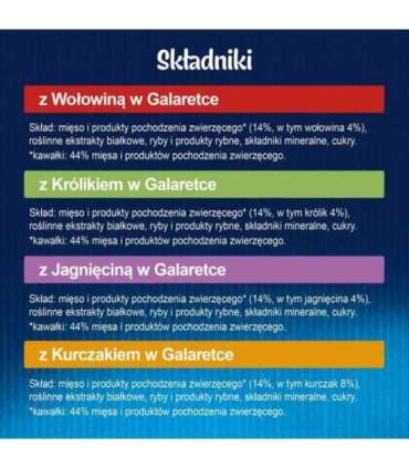 Felix Fantastic country flavors in jelly - Wet food for cats - 24x 85g