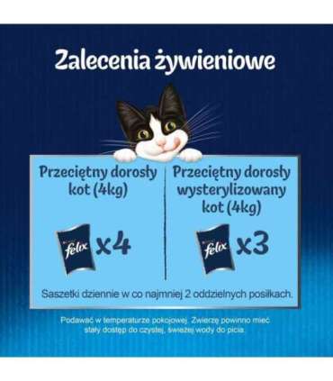 Felix Fantastic country flavors in jelly - Wet food for cats - 24x 85g