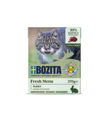 BOZITA Rabbit in Sauce - Wet Cat Food - 370g