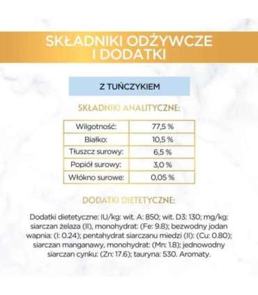 GOURMET GOLD - mousse with tuna 85g