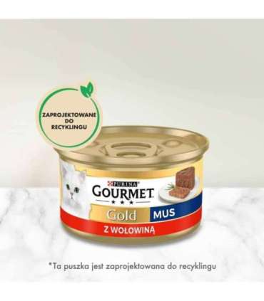 GOURMET Gold Beef - wet cat food - 85g
