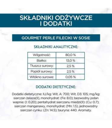 PURINA Gourmet Perle Mix - wet cat food - 60x85 g