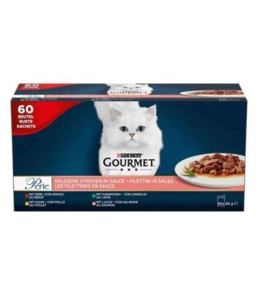 PURINA Gourmet Perle Mix - wet cat food - 60x85 g