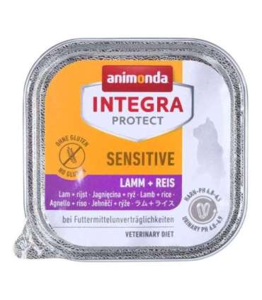 ANIMONDA Integra Protect Sensitive Lamb with rice - wet cat food - 100g