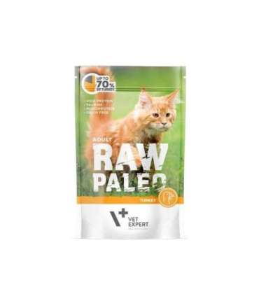 RAW PALEO Adult Cat Turkey - wet cat food - 100 g