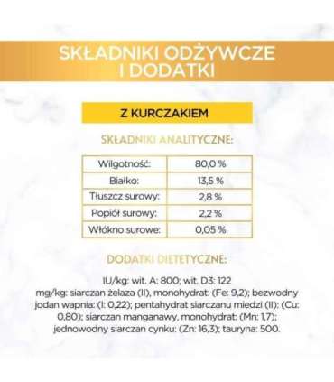 PURINA Gourmet Gold Succulent Delights Chicken - wet cat food - 85g