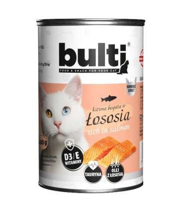 BULTI Rich in salmon - wet cat food - 400g