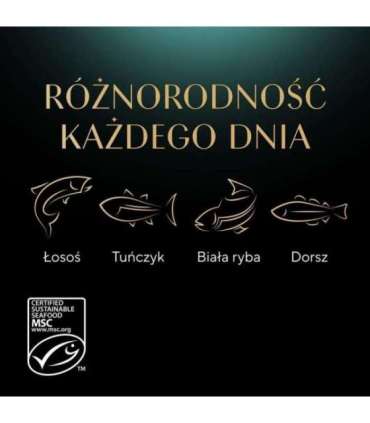 SHEBA Delicacy Fishy Flavours in jelly - wet cat food - 80x 85g