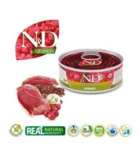 FARMINA N&D CAT Quinoa Urinary Adult - wet cat food - 80g