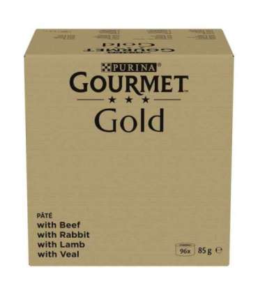 PURINA GOURMET GOLD Mus Mix 4 Flavors - wet cat food - 96x85g