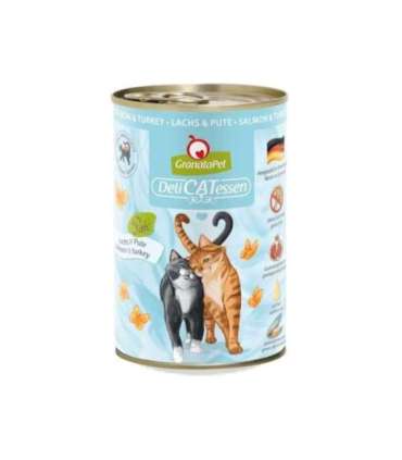 GRANATAPET DeliCATessen Salmon and turkey - wet cat food - 400g