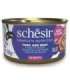SCHESIR in cooking water Tuna with beef and rice - wet cat food - 85 g