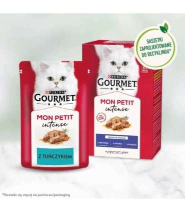 GOURMET Mon Petit Fish Mix - wet cat food - 6 x 50 g