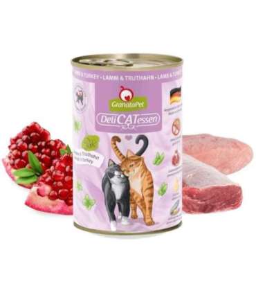 GRANATAPET DeliCATessen Lamb and turkey - wet cat food - 400g
