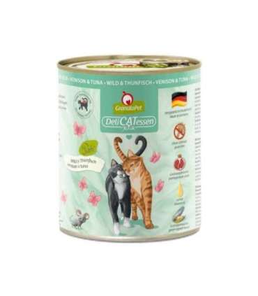 GRANATAPET DeliCATessen Venison and tuna - wet cat food - 800g