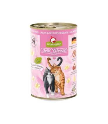 GRANATAPET DeliCATessen Salmon and seafood - wet cat food - 400g