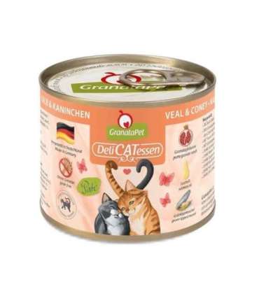 GRANATAPET DeliCATessen Veal and coney - wet cat food - 200g