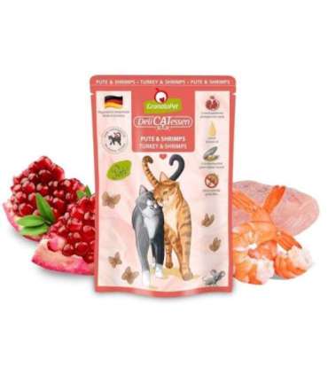 GRANATAPET DeliCATessen Turkey and shrimps - wet cat food - 85g