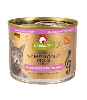 GRANATAPET Symphonie  No.2 Prawns and turkey - wet cat food - 200g