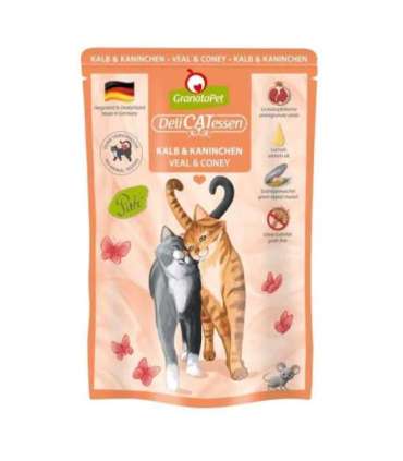 GRANATAPET DeliCATessen Veal and coney - wet cat food - 85g