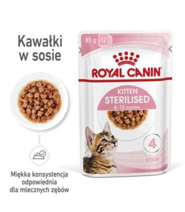 Royal Canin Sterilised Gravy 12x85g