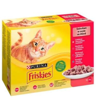 Friskies Mix meat - wet cat food - 12 x 85 g