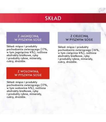 GOURMET Mon Petit Meat Mix - wet cat food - 6 x 50 g