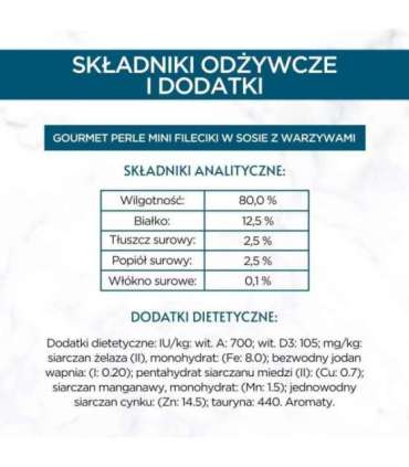 Purina GRMT PERLE GIGMV BEEF CRT cats moist food 85 g