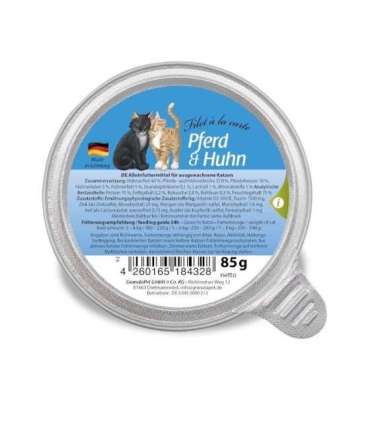 GRANATAPET Filet á la carte Horse with chicken - wet cat food - 85g