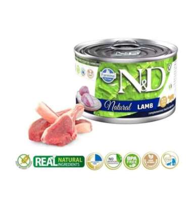 FARMINA N&D Cat Natural Lamb- wet cat food - 140 g